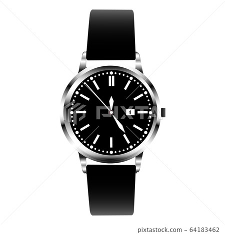 man's hand with a clock. background grey. abstract man's hand with a clock. background grey. abstract 64183462