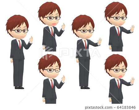 [OK NG] Male suit medium diagonal 64183846