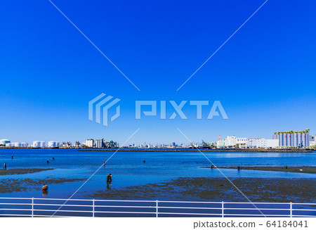 lam春景觀千葉港千葉日本藍天假期假期假期休閒戶外沙灘沙岸 lam春景觀千葉港千葉日本藍天假期假期假期休閒戶外沙灘沙岸 64184041