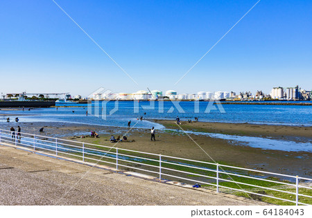 lam春景觀千葉港千葉日本藍天假期假期假期休閒戶外沙灘沙岸 lam春景觀千葉港千葉日本藍天假期假期假期休閒戶外沙灘沙岸 64184043