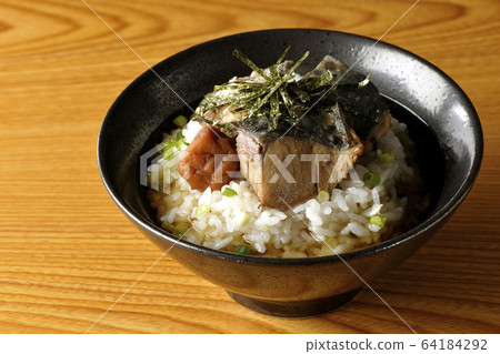 Japanese mackerel pickled plum tea 64184292