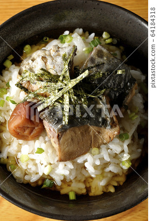 Japanese mackerel pickled plum tea 64184318