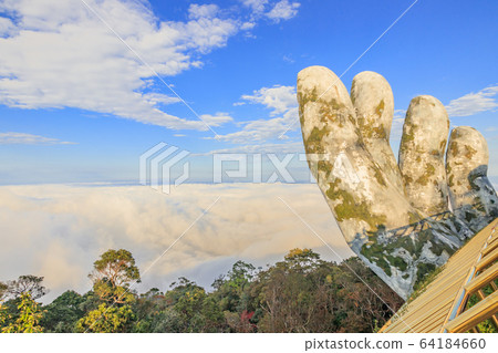 上帝之手（金橋）與雲海燃燒器山越南峴港 64184660