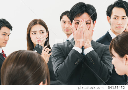 glimpse, business man, white background 64185452