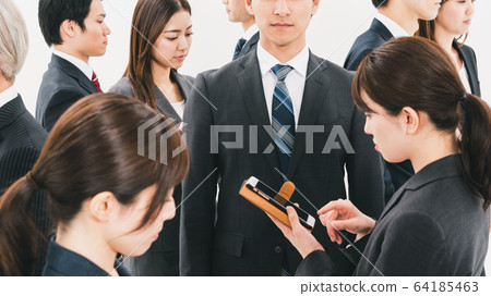 密集隊形 人群 商務人士 64185463