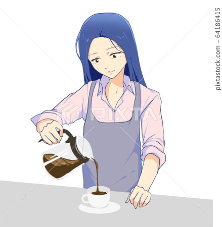 如何煮咖啡_女人 64186415