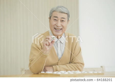 Happy senior life concept. Healthy activities in daily life of senior couple 095 Happy senior life concept. Healthy activities in daily life of senior couple 095 64188201