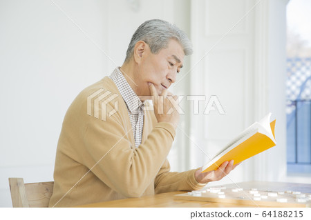 Happy senior life concept. Healthy activities in daily life of senior couple 091 64188215