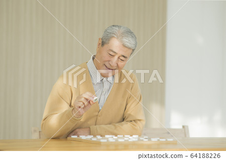 Happy senior life concept. Healthy activities in daily life of senior couple 083 Happy senior life concept. Healthy activities in daily life of senior couple 083 64188226