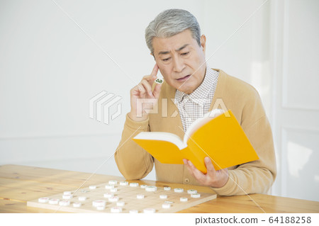 Happy senior life concept. Healthy activities in daily life of senior couple 092 Happy senior life concept. Healthy activities in daily life of senior couple 092 64188258