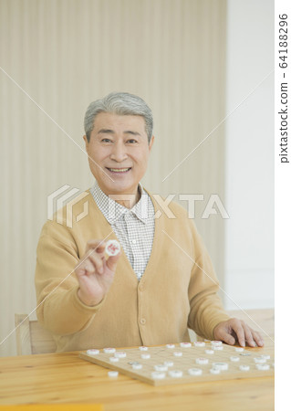 Happy senior life concept. Healthy activities in daily life of senior couple 093 Happy senior life concept. Healthy activities in daily life of senior couple 093 64188296
