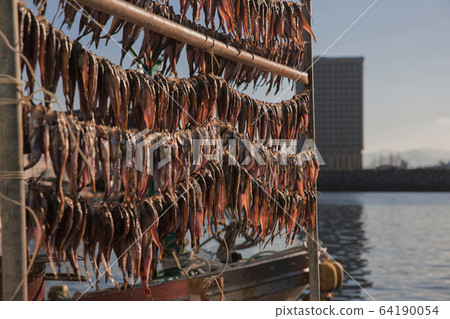 fishing village landscape. fresh fish market at the port in Korea 051 fishing village landscape. fresh fish market at the port in Korea 051 64190054