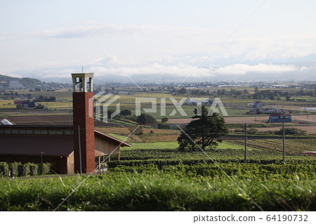 Furano basin_Hokkaido Furano basin_Hokkaido 64190732