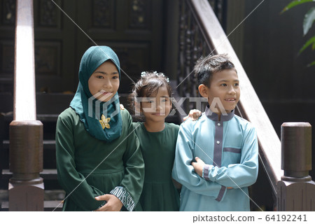 Hari Raya Eid Al-Fitr concept. Hari Raya Eid Al-Fitr concept. 64192241