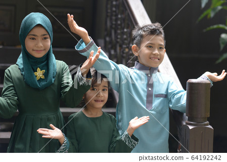 Hari Raya Eid Al-Fitr concept. Hari Raya Eid Al-Fitr concept. 64192242