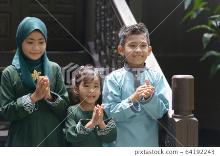 Hari Raya Eid Al-Fitr concept. Hari Raya Eid Al-Fitr concept. 64192243