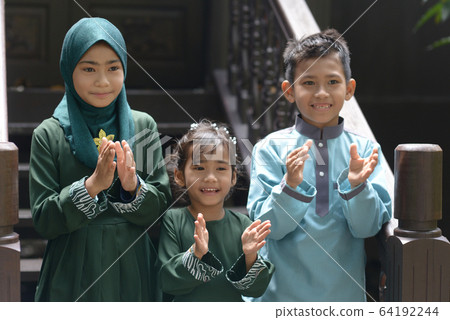 Hari Raya Eid Al-Fitr concept. Hari Raya Eid Al-Fitr concept. 64192244