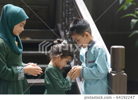 Hari Raya Eid Al-Fitr concept. Hari Raya Eid Al-Fitr concept. 64192247