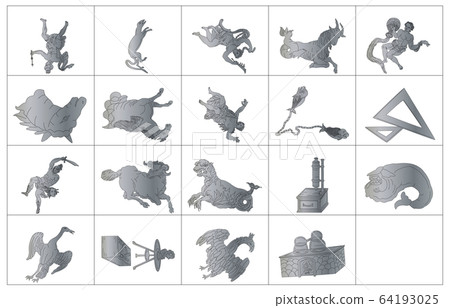 Autumn constellation line no frame 64193025