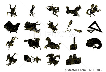 Black without constellation lines in autumn Black without constellation lines in autumn 64193033