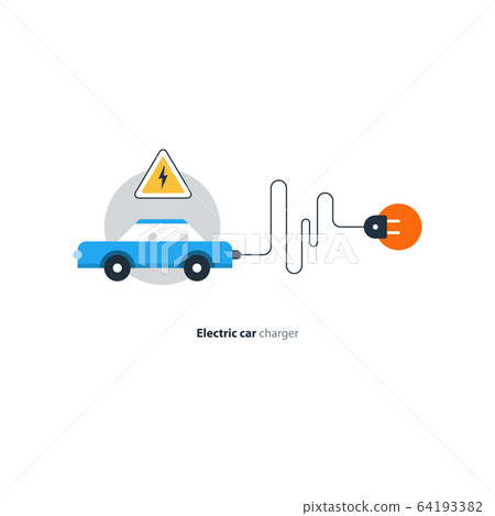 Electrical auto car, charging station, diagnostic Electrical auto car, charging station, diagnostic 64193382