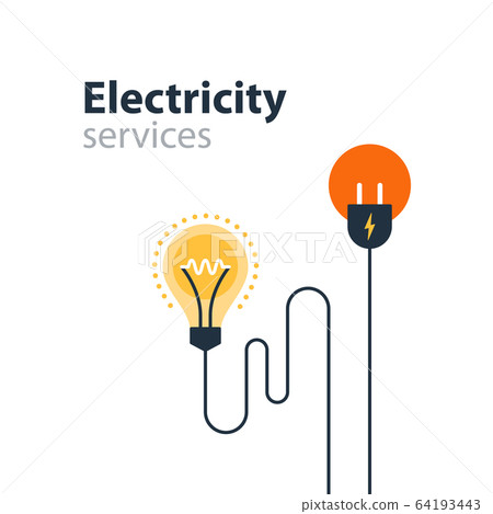 Electricity connection, electrical services Electricity connection, electrical services 64193443