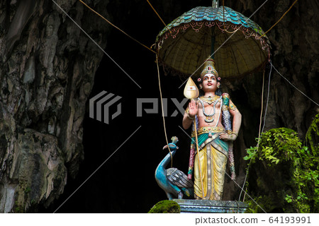 Colorful statue of Hindu God Colorful statue of Hindu God 64193991