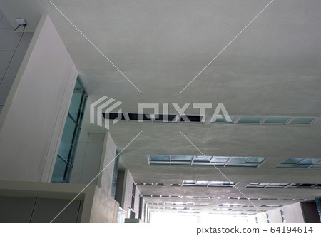 Looking up to the Daylight from the clerestory on the top of the building 64194614