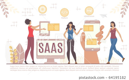 Saas Business Platform in Different Digital Device Saas Business Platform in Different Digital Device 64195182