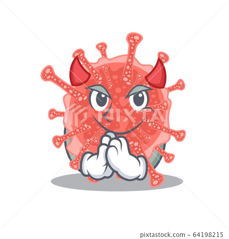 Oncovirus dressed as devil cartoon character design style Oncovirus dressed as devil cartoon character design style 64198215
