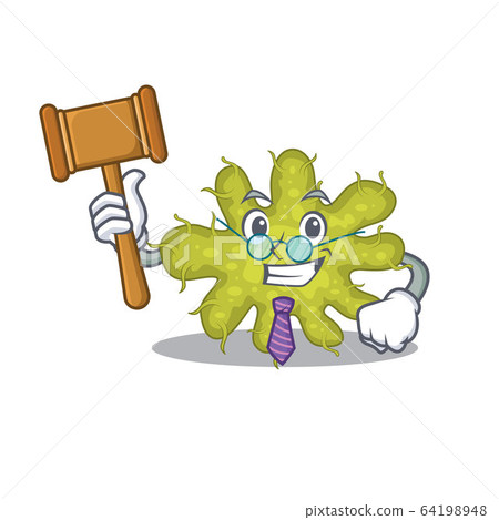 A humble judge of bacterium cartoon character design wearing glasses A humble judge of bacterium cartoon character design wearing glasses 64198948