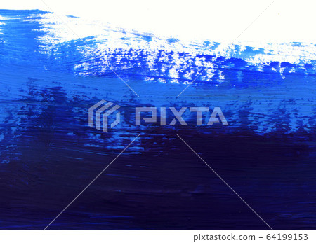 Blue and dark blue hand drawn texture on white 64199153