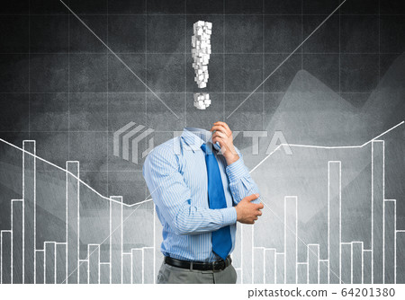 Pensive headless businessman Pensive headless businessman 64201380