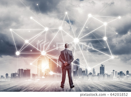 International business networking and social connection against 64201852