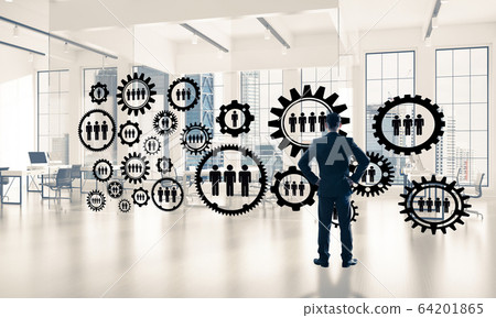 Networking and social communication concept as effective point f Networking and social communication concept as effective point f 64201865