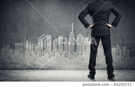 Architectural design on wall Architectural design on wall 64203551