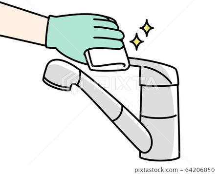 水龍頭手柄的清潔和消毒 水龍頭手柄的清潔和消毒 64206050