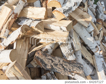 pile of firewood 64207127