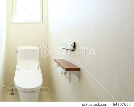 新建的住宅廁所形象 64207633