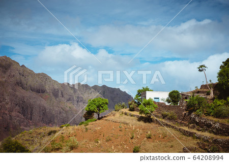 Mountainous area of Corda, Santo Antao Island, Cape Verde 64208994
