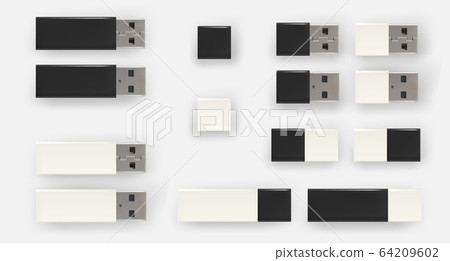 USB pen drives, flash disks. USB flash drives 64209602