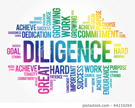 Diligence word cloud collage - Stock Illustration [64210264] - PIXTA