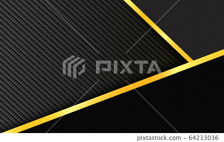 Black Kevlar and Glowing Gold Abstract Background Black Kevlar and Glowing Gold Abstract Background 64213036