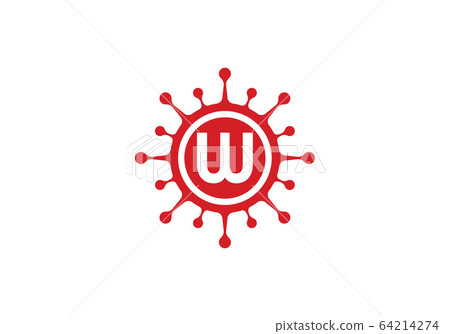 Coronavirus (COVID-19). Symbol of the fight against coronavirus. Stop virus sign. Coronavirus infection emblem flat vector illustration 64214274