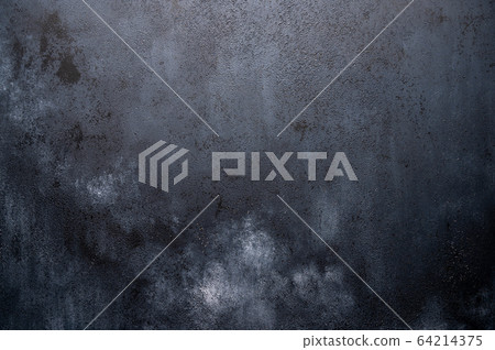 Dark background made of wood with imitation of light chalk stains for design 64214375