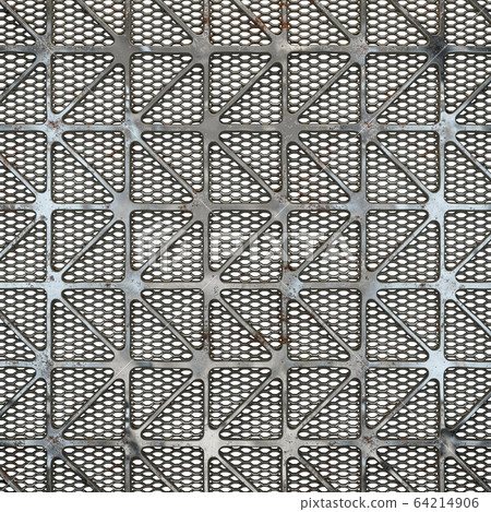 SciFi Panels. Futuristic texture. Spaceship hull geometric pattern. 3d illustration. 64214906