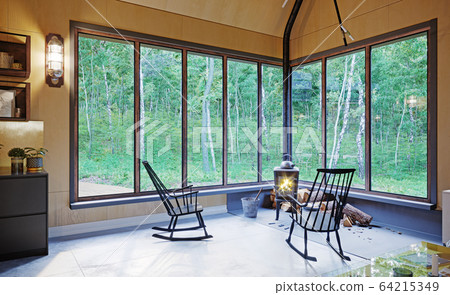 modern home interior. modern home interior. 64215349