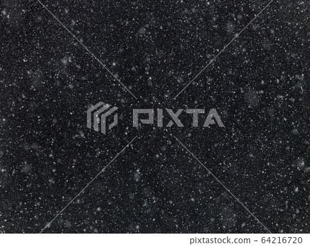 Texture of flakes of falling snow on a dark Texture of flakes of falling snow on a dark 64216720