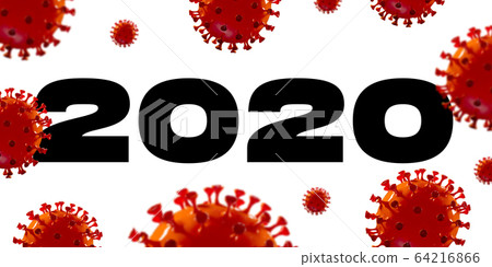 Model of COVID-19 in 2020 concept of pandemic spreading, virus 2020 Model of COVID-19 in 2020 concept of pandemic spreading, virus 2020 64216866