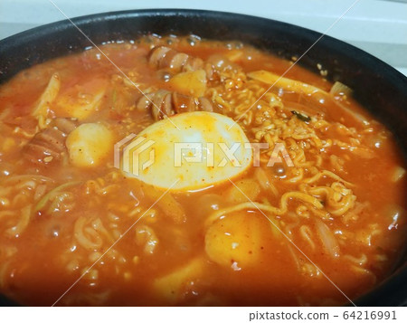 Tteokbokki with egg Tteokbokki with egg 64216991